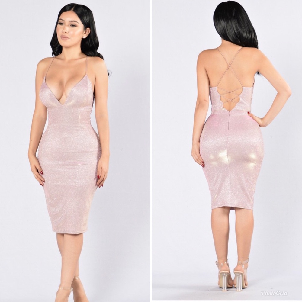 Fashion nova dress Form fitting spaghetti strap